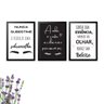3 Quadros Decorativos Sobrancelhas - 1