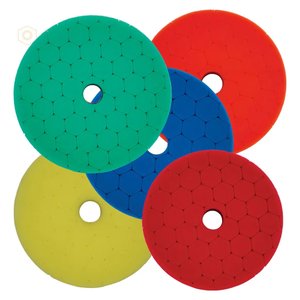 Kit 5 Boinas de Espuma 2,2" Sgt Agressivo Médio Leve Refino e Super Lustro ? Polimento Automotivo Co