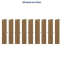 Ver imagem 5 de Rack Ripado com Painel Ripado para Tv até 86 Polegadas 230cmx360cm Aruá CabeCasa MadeiraOriginals