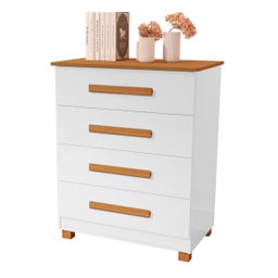 Cômoda para Quarto Pequeno Suiça Basoto Brasil - 1