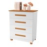 Cômoda para Quarto Pequeno Suiça Basoto Brasil - 1