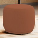 Ver imagem 2 de Puff Decorativo Orgânico Living Molly Redondo Bouclê Terracota - Abmaza