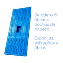 Ver imagem 3 de Suporte Limpa Tudo Fibra Esponja Espuma Pisos Limpeza Geral Pesada Fixo S/ Cabo Limpeza Pesada Chao