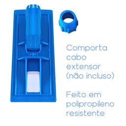 Suporte Limpa Tudo Fibra Esponja Espuma Pisos Limpeza Geral Pesada Fixo S/ Cabo Limpeza Pesada Chao - 5