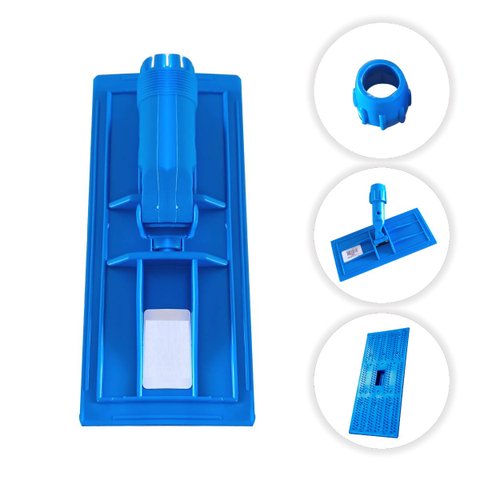 Suporte Limpa Tudo Fibra Esponja Espuma Pisos Limpeza Geral Pesada Fixo S/ Cabo Limpeza Pesada Chao