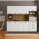 Ver imagem 1 de Cozinha Ambiente Intense 10 Portas e 2 Gavetas Freijó Supremo - Kits Paraná