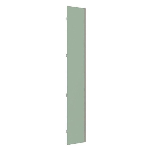 Porta Closet Para Roupeiro De Canto Reto Champagne Verde