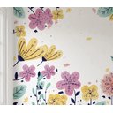 Ver imagem 2 de Papel de parede infantil para quarto de bebê menina floral M² PP119