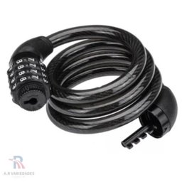 Cadeado Para Bicicleta Com Segredo 8mm 100 Cm De Bike - 2