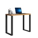 Ver imagem 3 de Mesa para Escritório 89,5cm Estilo Industrial F11 Pradel Móveis-freijó/preto Fosco
