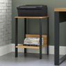 Mesinha Lateral 40cm Estilo Industrial F14 Pradel Móveis-freijó/preto Fosco - 1