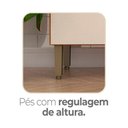 Ver imagem 6 de Cozinha Emilly 220cm 6 Portas 1 Gaveta Cinamomo/Off White