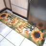 Jogo Tapete Pra Cozinha Tear 3 Peças Sublimado Girassol 02 - 3