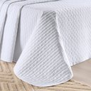 Ver imagem 6 de Cobre Leito Casal Felicity 3PÇS Percal 80% Algodão 20% Poliéster - Branco