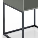 Ver imagem 3 de Mesa de Cabeceira Industrial Pé de Aço 1 Gaveta Corrediça Telescópica 1 Nicho - Lh Móveis