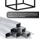 Ver imagem 6 de Mesa de Cabeceira Industrial Pé de Aço 1 Gaveta Corrediça Telescópica 1 Nicho - Lh Móveis