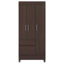 Ver imagem 2 de Guarda Roupa Solteiro Wind com Multiuso Viena Café - Demóbile