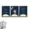 3 Quadros Decorativos Astronauta - 1