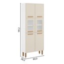 Ver imagem 4 de Cozinha Completa Essência 14 Portas 2 Gavetas Aço 280cm Bertolini
