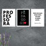 3 Quadros Decorativos Professora - 1