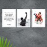 3 Quadros Decorativos Rocky Balboa - 1
