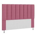 Ver imagem 1 de Cabeceira Estofada Carla 140CM Casal Suede Rosa - D A DECOR