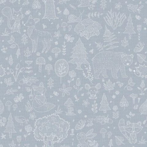 Papel de Parede Happy Infantil Azul 14806