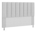 Ver imagem 1 de Cabeceira Estofada Carla 160cm Queen Suede Branco - D A Decor