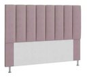 Ver imagem 1 de Cabeceira Estofada Carla 160cm Queen Suede Rose - D A Decor