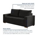 Ver imagem 5 de Conjunto de Sofá 5 Lugares Suede Urban 334cm Yescasa Preto