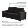 Conjunto 2 Sofás 2 e 3 Lugares Urban - 5