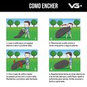 Ver imagem 5 de Sofá Puff Air Bag Inflável para Camping VG+ Rosa