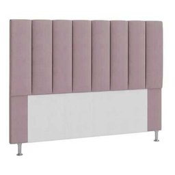 Cabeceira Estofada Carla 90cm Solteiro Suede Rose - D A Decor - 1