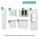 Ver imagem 3 de Cozinha Completa com Balcão Milla Joy Deca 13 Portas 3 Gavetas MDF 310cm Branco