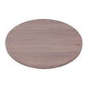 Ver imagem 4 de Mesa Bistro Luisiana com Tampo Redondo Imbuia de 70cm Base Ferro Preta - 60574