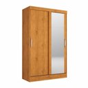 Ver imagem 4 de Guarda-Roupa Casal com Espelho 2 Portas de Correr 2 Gavetas Verona Yescasa
