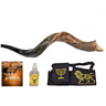 Shofar de Chifre Antilope + Livro + Capa - 76 - 80 Cm - 1