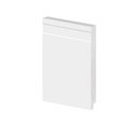 Ver imagem 1 de Rodapé Poliestireno Frisado Branco 15cm Br 2,40m - Arquitech 51015