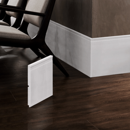Rodapé Poliestireno Frisado Branco 15cm Br 2,40m - Arquitech 51015 - 2