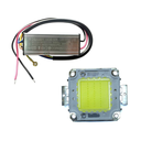 Ver imagem 1 de Kit Chip 50w Branco Frio 6500k + Driver Reator 1500ma Led Cob Reparo Refletor