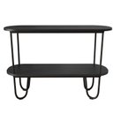 Ver imagem 5 de Aparador Requinte Pés de Aço Tubular 120 cm Preto/Preto