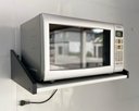 Ver imagem 1 de Prateleira Reforçada para Microondas 35l Mdf Branco com Preto