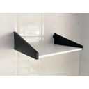 Ver imagem 3 de Prateleira Reforçada para Microondas 35l Mdf Branco com Preto