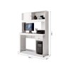 Multi Mesa Computador Escrivaninha Joia Alta 1 Gaveta Branca - 3