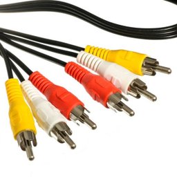 10 Cabos Audio/Video RCA, Av 1,5M Video TV - 3