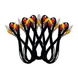 10 Cabos Audio/Video RCA, Av 1,5M Video TV - 1