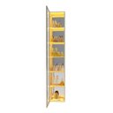 Ver imagem 5 de Cristaleira 1 Porta Reflecta com Fita LED e Espelho 100% MDF Luminare Bege/Off White