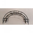 Ver imagem 1 de Suporte Plantas Ferro 3 Vasos Preto 13 Cm Diâmetro