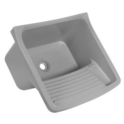 Tanque Plástico Simples para Lavar Roupas 40L Astra Tq2/Sc Cinza - 1