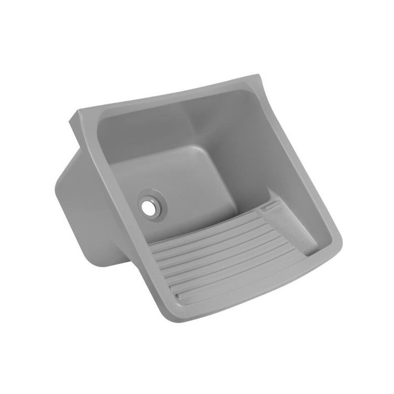 Tanque Plástico Simples para Lavar Roupas 40L Astra Tq2/Sc Cinza